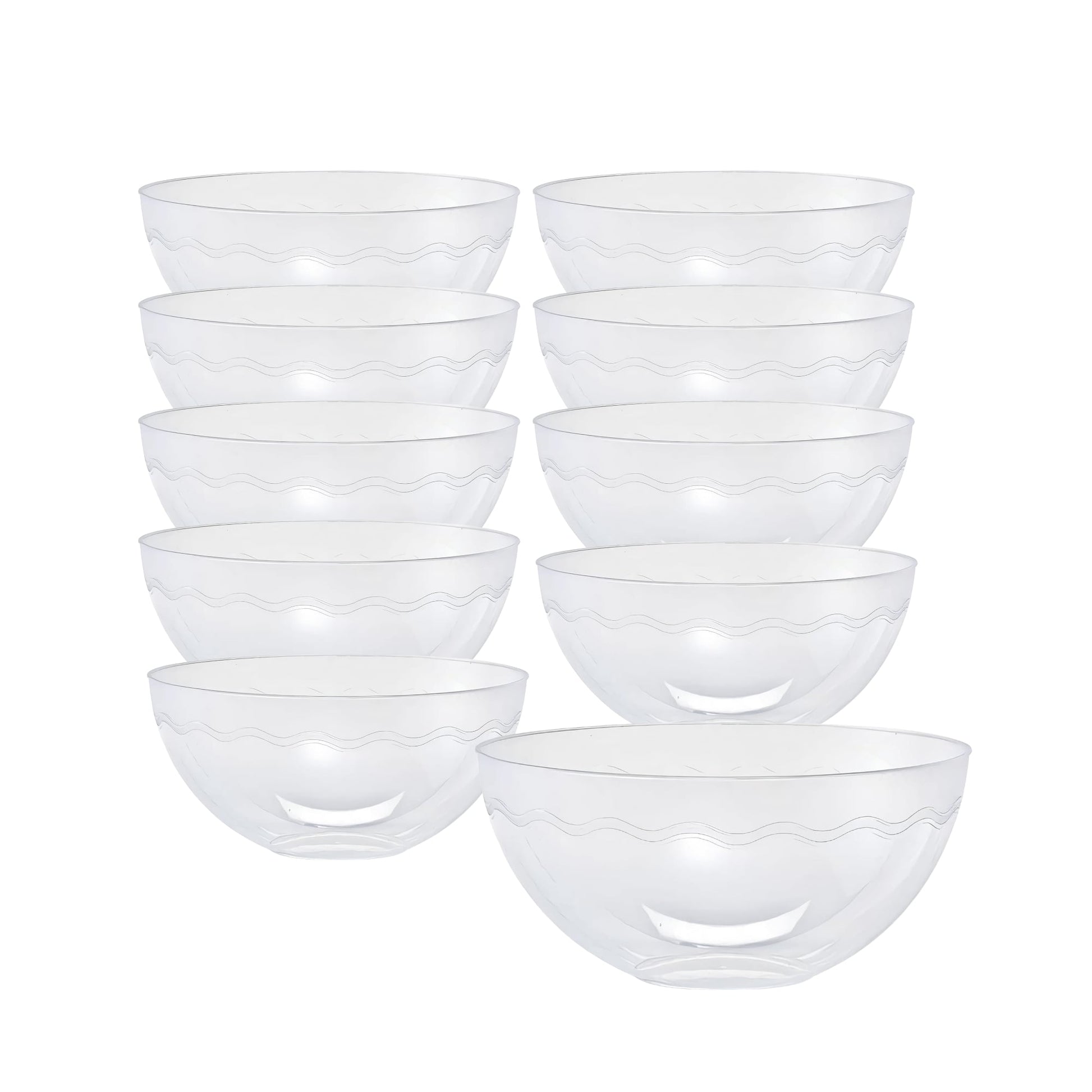 *BUY BULK* Hanna K Signature Clear Plastic Bowl 52oz Serverware Hanna K Signature