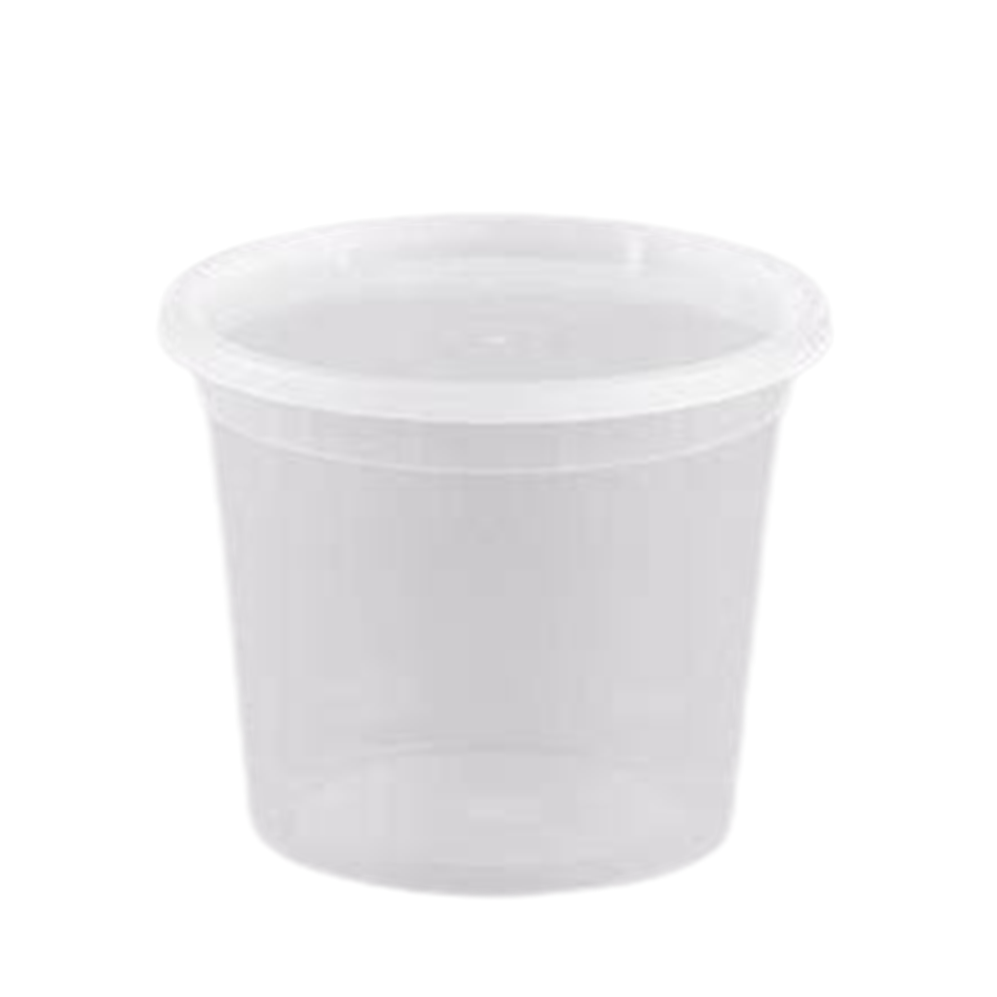 25 oz Light Weight Food Storage Container Round Clear Food Storage & Serving Nicole Collection   