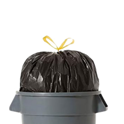 Nicole Home Collection Premium Heavy Weight Plastic Black Trash Bag 30GAL Garbage Bags VeZee