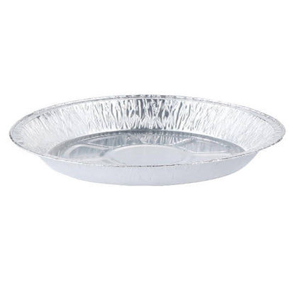 Disposable 9” Shallow Aluminum Foil Pie Pans / Non-Stick & Oven Safe, Silver Cake Pans & Molds VeZee