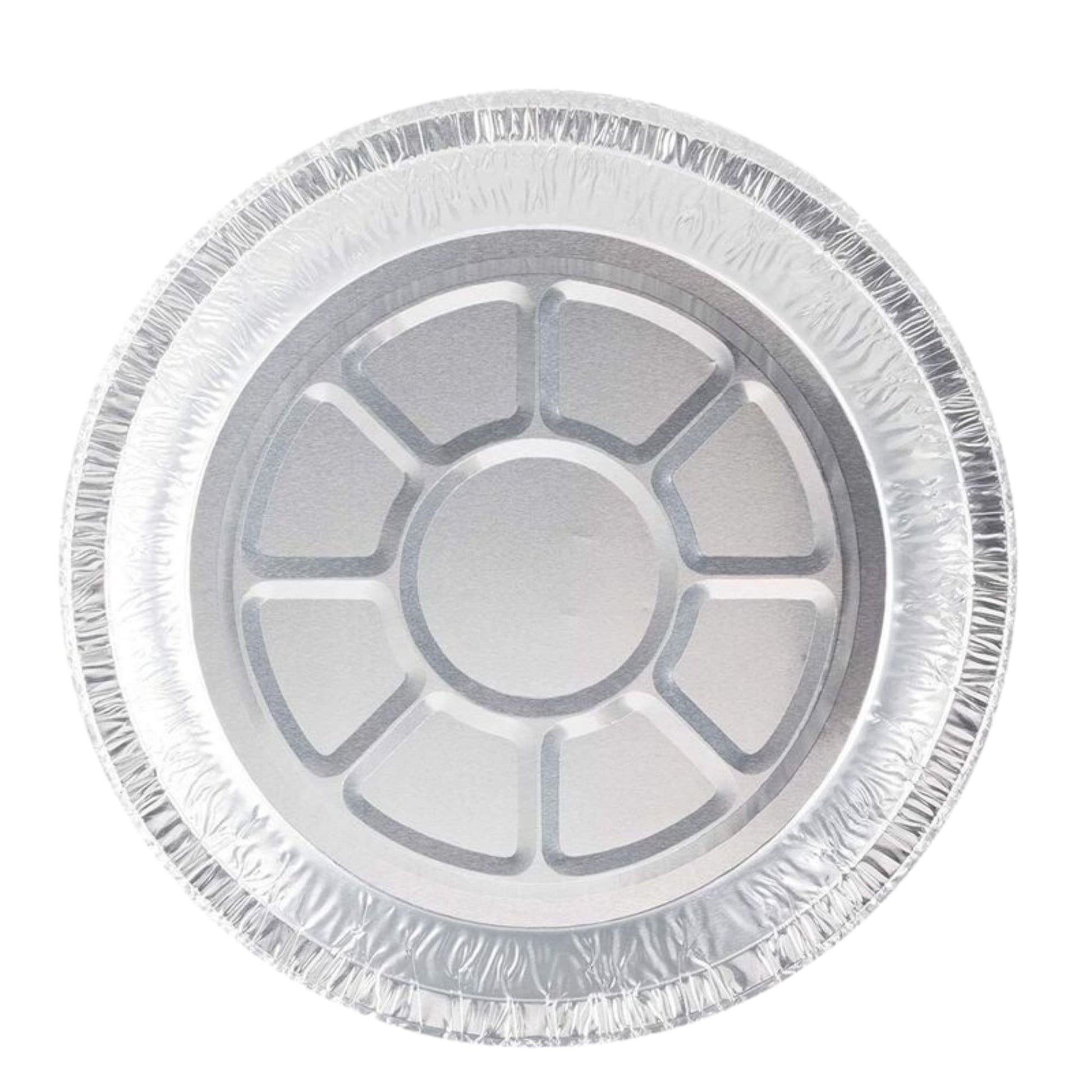 Disposable 9” Shallow Aluminum Foil Pie Pans / Non-Stick & Oven Safe, Silver Cake Pans & Molds VeZee