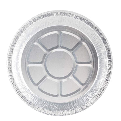 Disposable 9” Shallow Aluminum Foil Pie Pans / Non-Stick & Oven Safe, Silver Cake Pans & Molds VeZee
