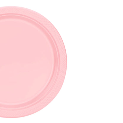 10" & 7" Pink Disposable Plastic Plates Combo Set Disposable Plates Hanna K Signature