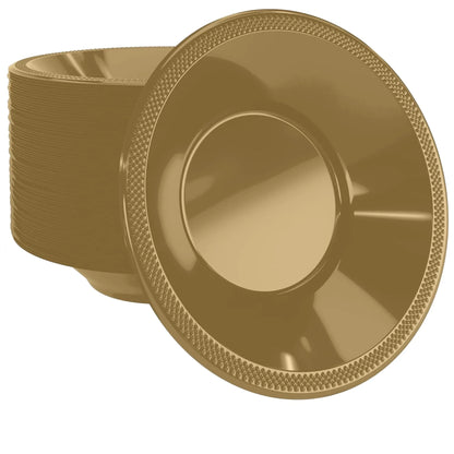 Hanna K. Signature Plastic Bowl Gold 15 oz Bowls Hanna K Signature