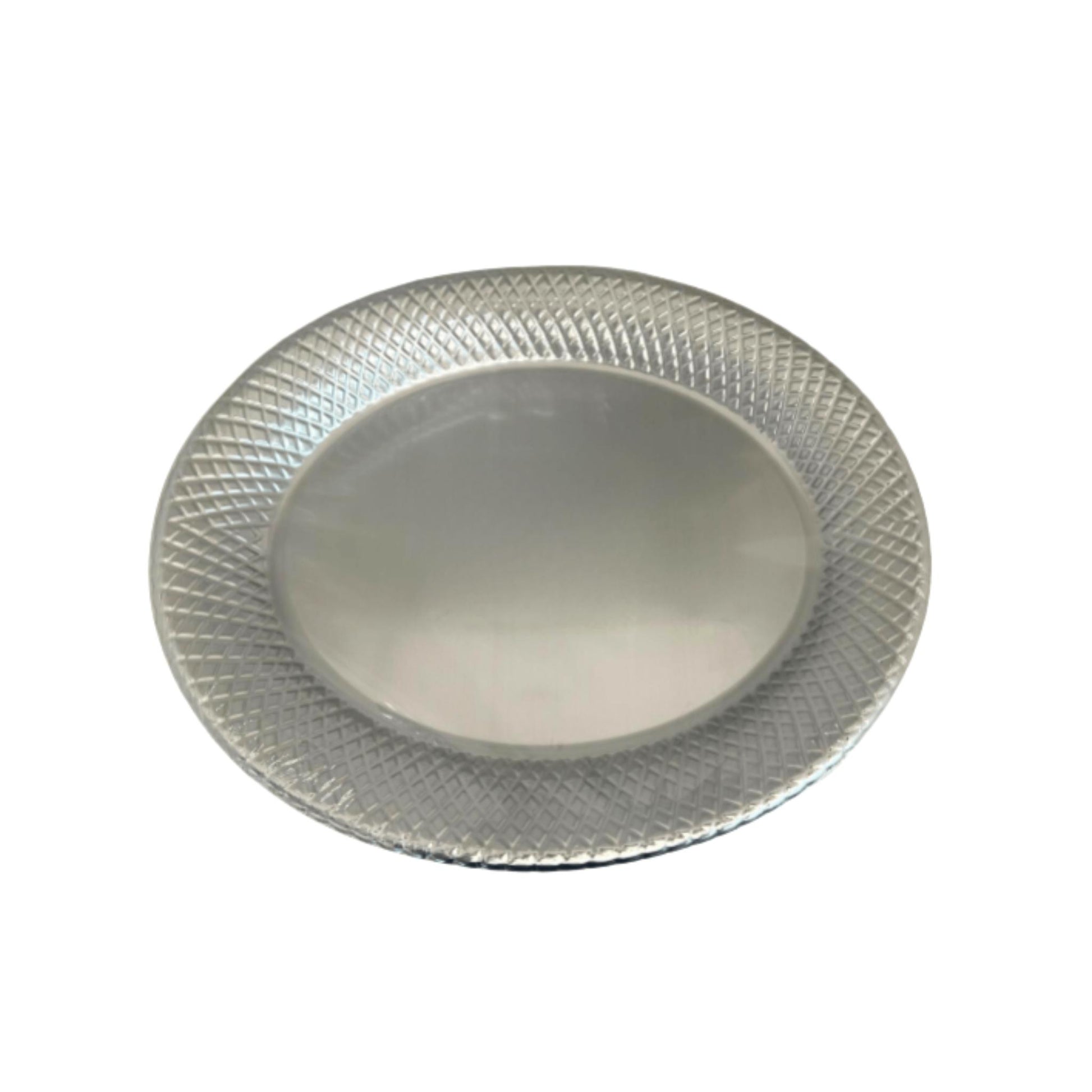 Silver Oval Serving Plastic Tray, 17.75 X 12.75 Tray King Zak