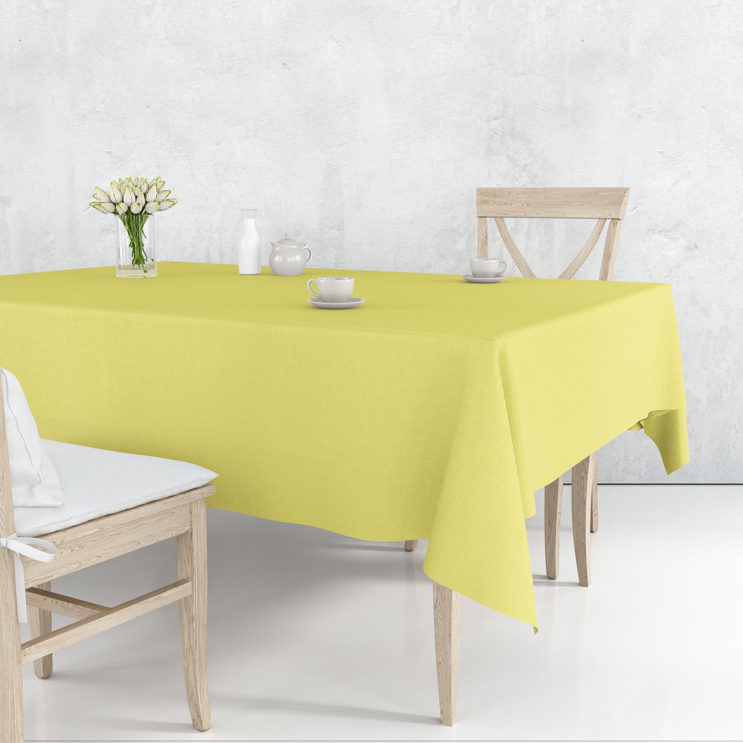 *WHOLESALE* Tablecover Plastic Yellow Rectangular 54'' X 18'': 48CT Table Cover Party Dimensions