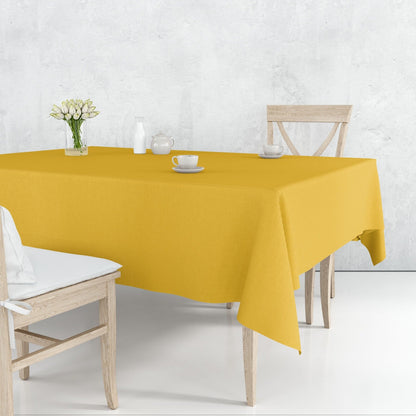 *WHOLESALE* Sunshine Yellow Rectangular 54''X18'' Plastic : 48CT Table Cover Party Dimensions