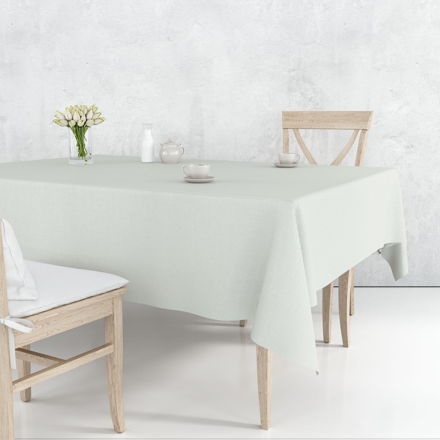 *WHOLESALE* Tablecover Plastic White Rectangular 54'' X 18'': 48CT Table Cover Party Dimensions