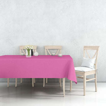 *WHOLESALE* Tablecover Plastic Hot Pink Rectangular 54'' X 18'': 48CT Table Cover Party Dimensions