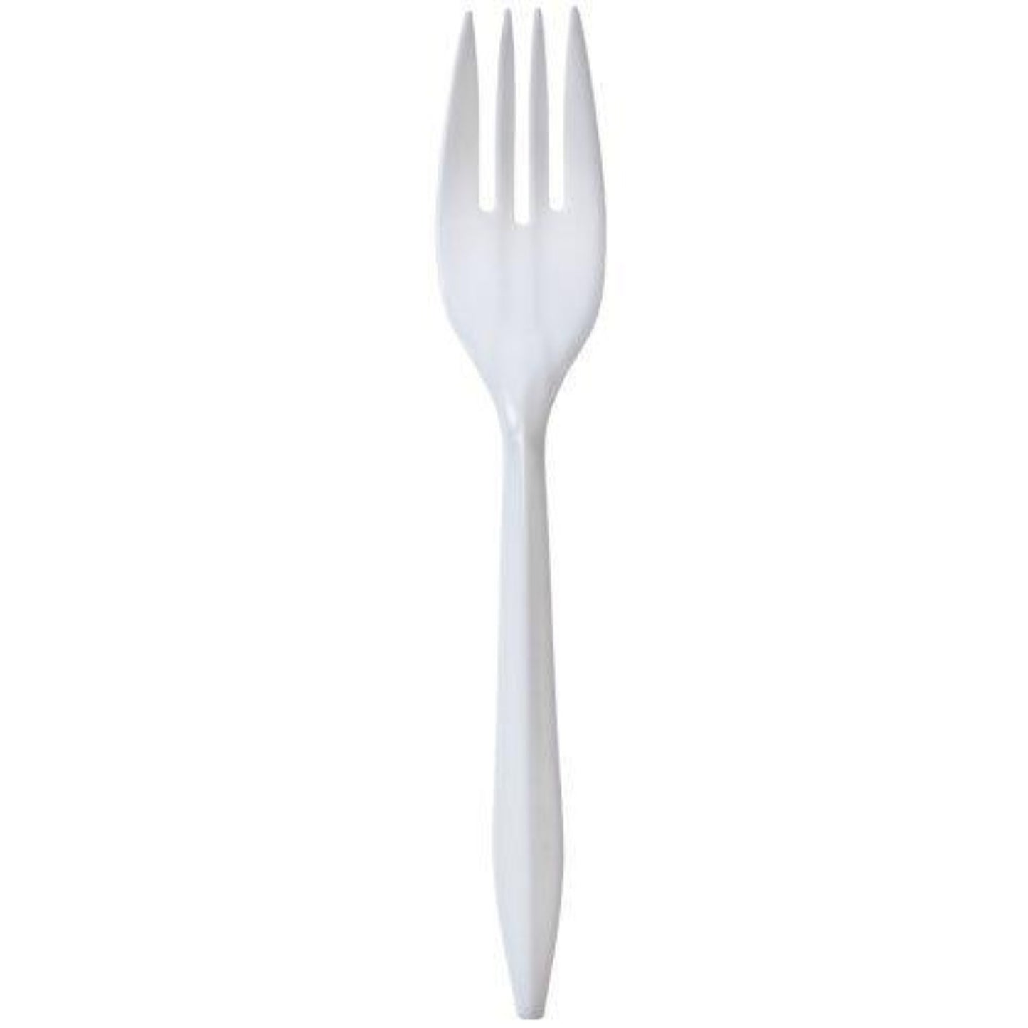 "BULK" Nicole Home Collection Medium Weight Fork White Cutlery Nicole Collection   