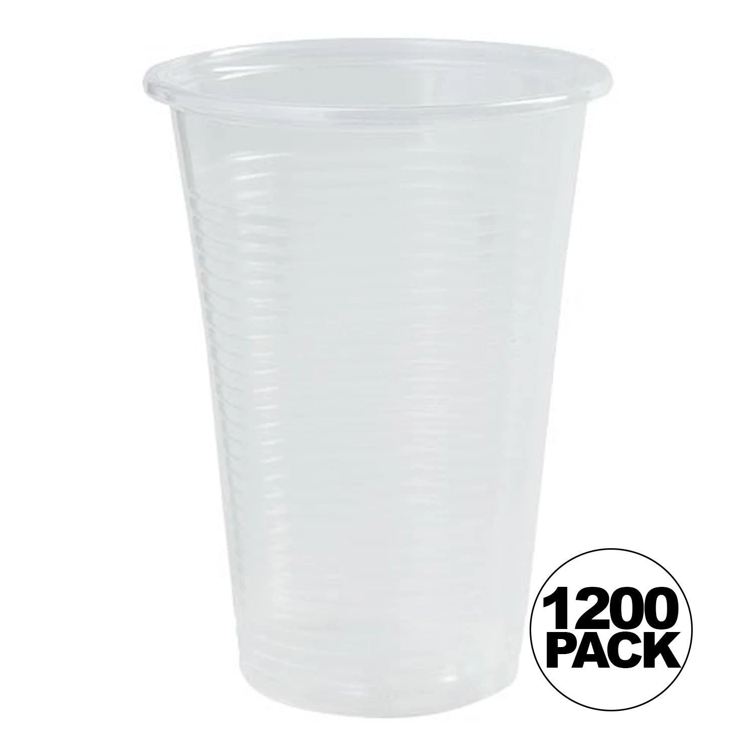 Soft Plastic Cups - 12 oz. - Translucent - Wholesale - Pakit Products