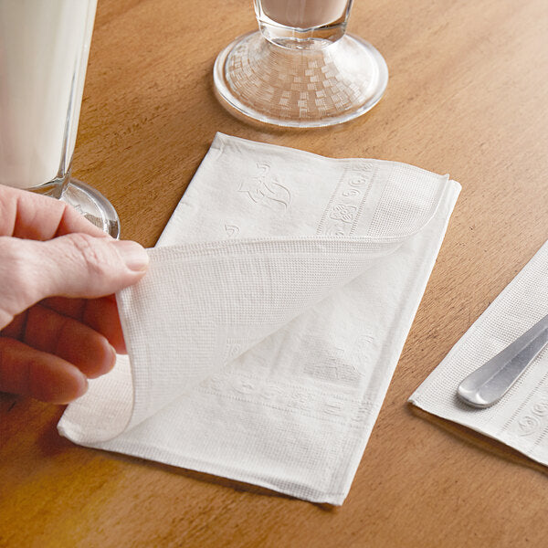 Case of Paper - 14 x 16 - Disposable - 2 Ply - White - Dinner Napkins | 3000 Ct. 3 Cases