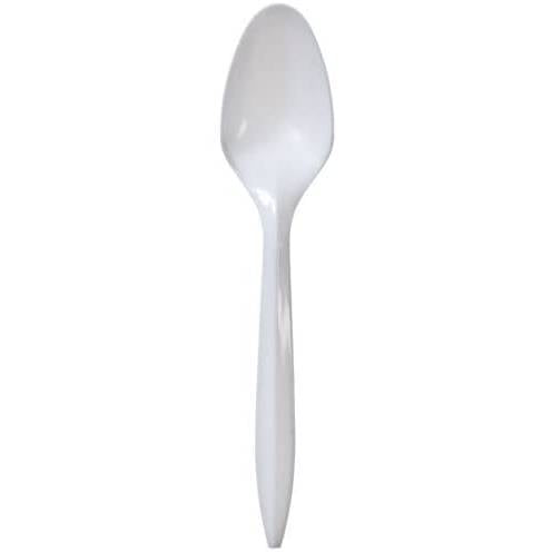 Nicole Home Collection Medium Weight Teaspoon White Cutlery Nicole Collection   