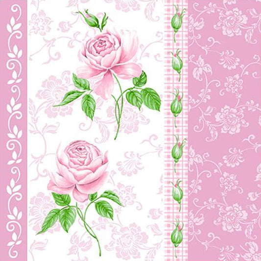 Flowers #33 Disposable Lunch Paper Napkins 20 Ct Tablesettings Nicole Fantini Collection   