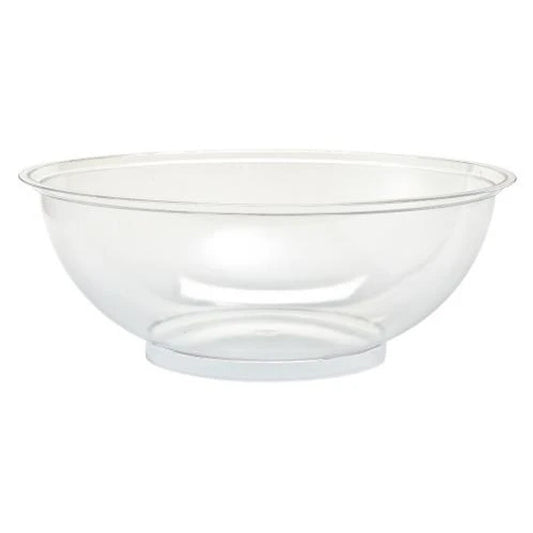 Clear Plastic XL LARGE  heavy weight  Bowl 320 OZ 16 inches Tablesettings Party Dimensions   