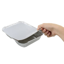 Disposable ALUMINUM LID FOR 5 LB OBLONG PANS Disposable Nicole Collection   