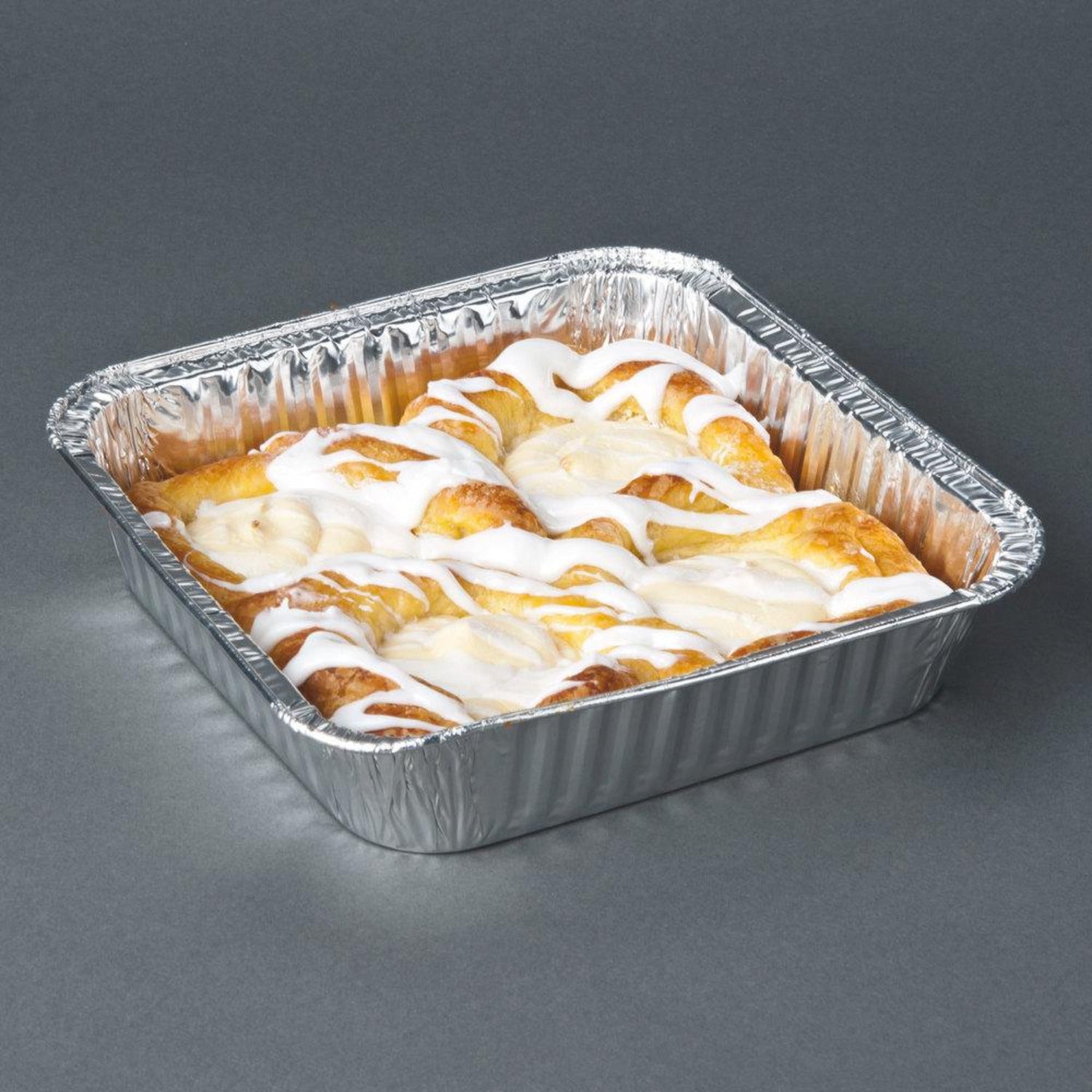 20 Count) 8 Square Disposable Aluminum Cake Pans - Foil Pans for Cooking,  Baki