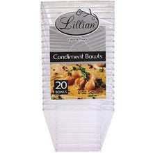 Lillian Tablesettings Condiment Bowl Clear 8 oz Serverware Lillian   
