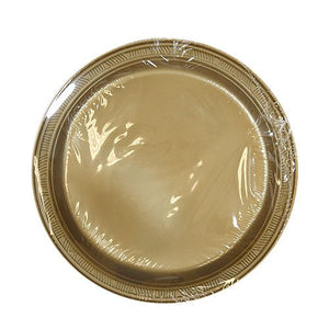 Hanna K. Signature Plastic Plates Gold 10" Plastic Plates Hanna K Signature   