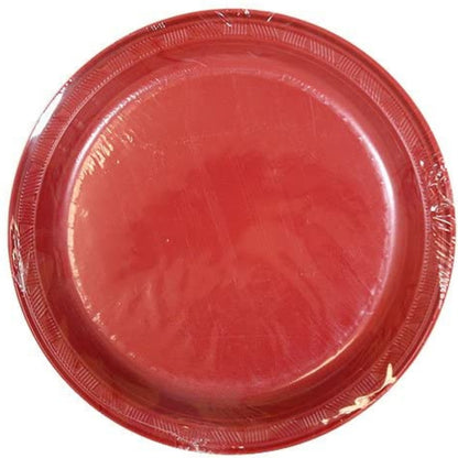 Hanna K. Signature Plastic Plates Red 9" Plastic Plates Hanna K   