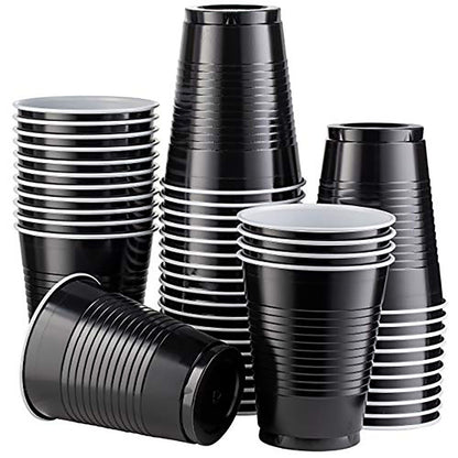 Hanna K. Signature Plastic Cups Black 18 oz Cups Hanna K   