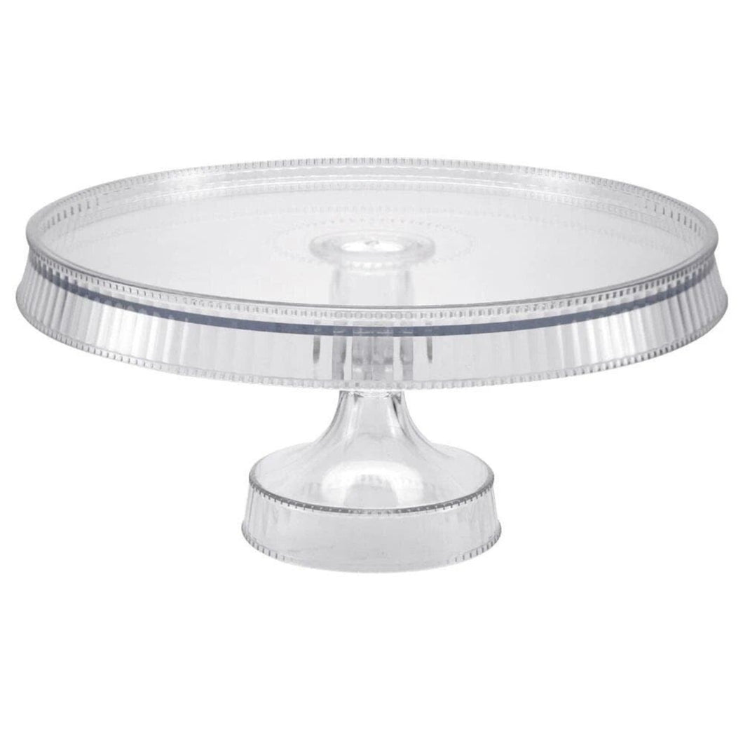 Premium Extra Heavyweight Clear Cake Plastic Stands 10.5