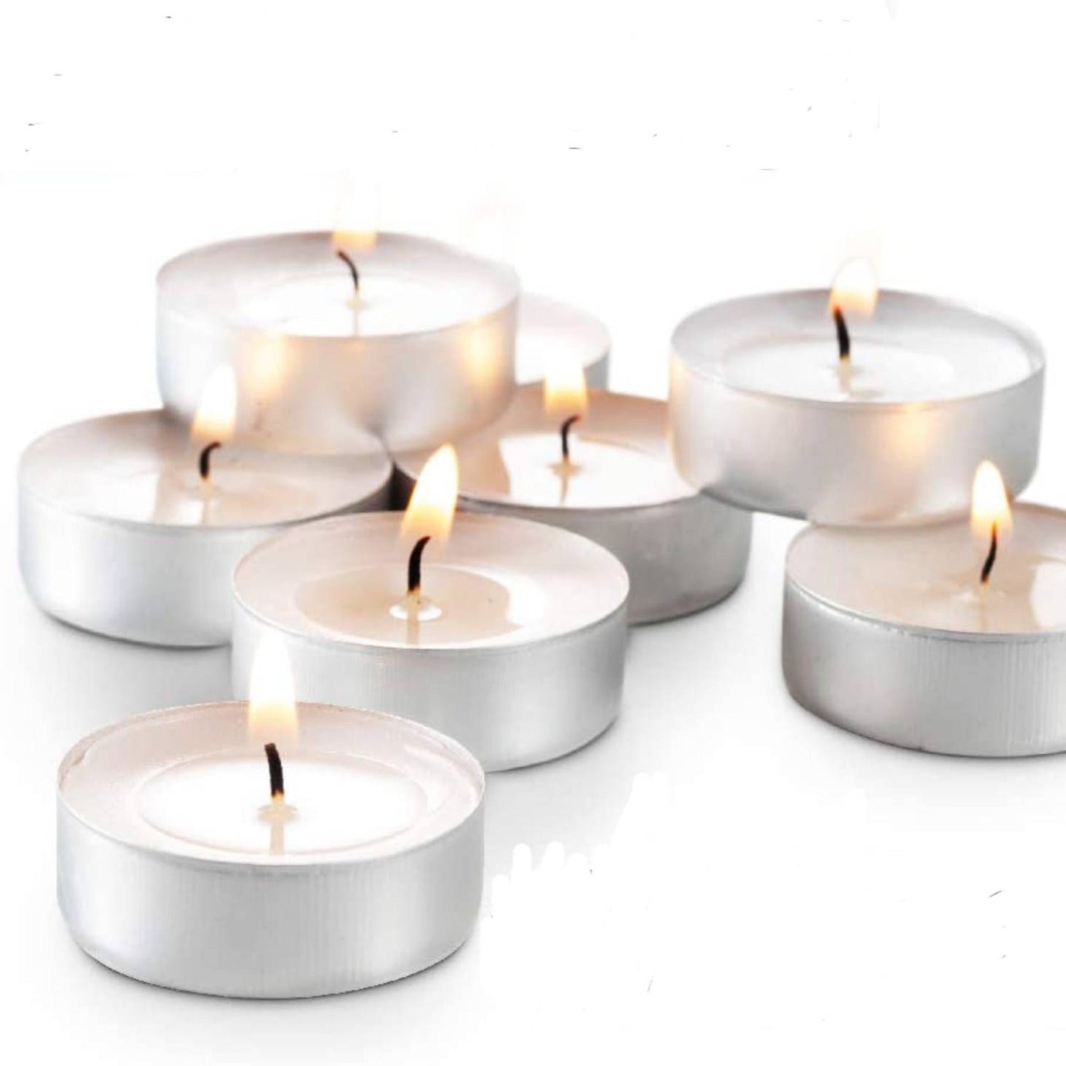 Tealight Candles White Unscented 50 count Disposable OnlyOneStopShop   