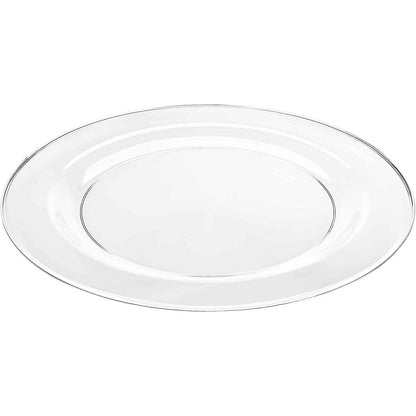 "BULK" Buffet Heavyweight plastic Plate Clear 6" Plastic Plates Hanna K Signature   