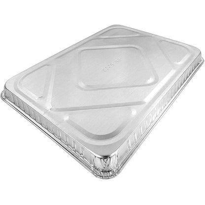 Disposable Aluminum Half Size Baking Tray Cookie Sheets 16" x 11" x 1.25" Disposable Nicole Collection   