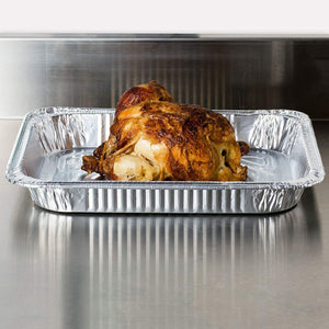 Disposable Aluminum Full Size Deep Roaster 18 X 14 X 3.5" Disposable Nicole Collection   