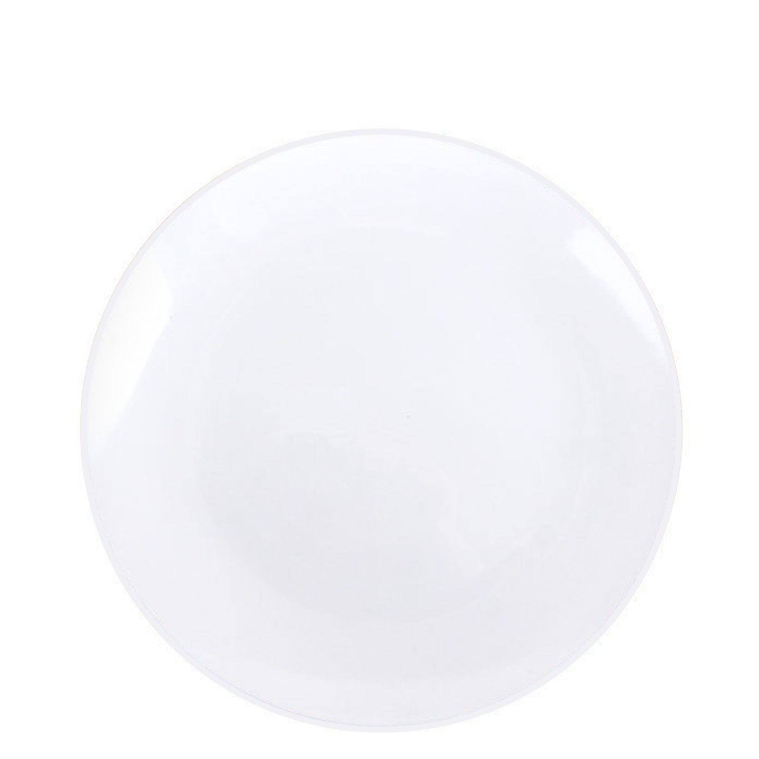 Organic Collection White Salad Plates 7.5" Bowls Blue Sky 10 Pieces  