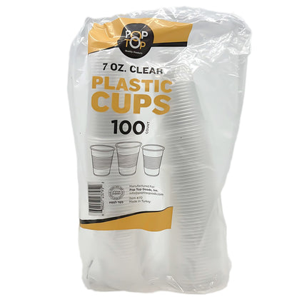 Case of Plastic - 7 oz - Disposable - Clear - Everyday Cups | 1200 ct. Cups Nicole Collection   