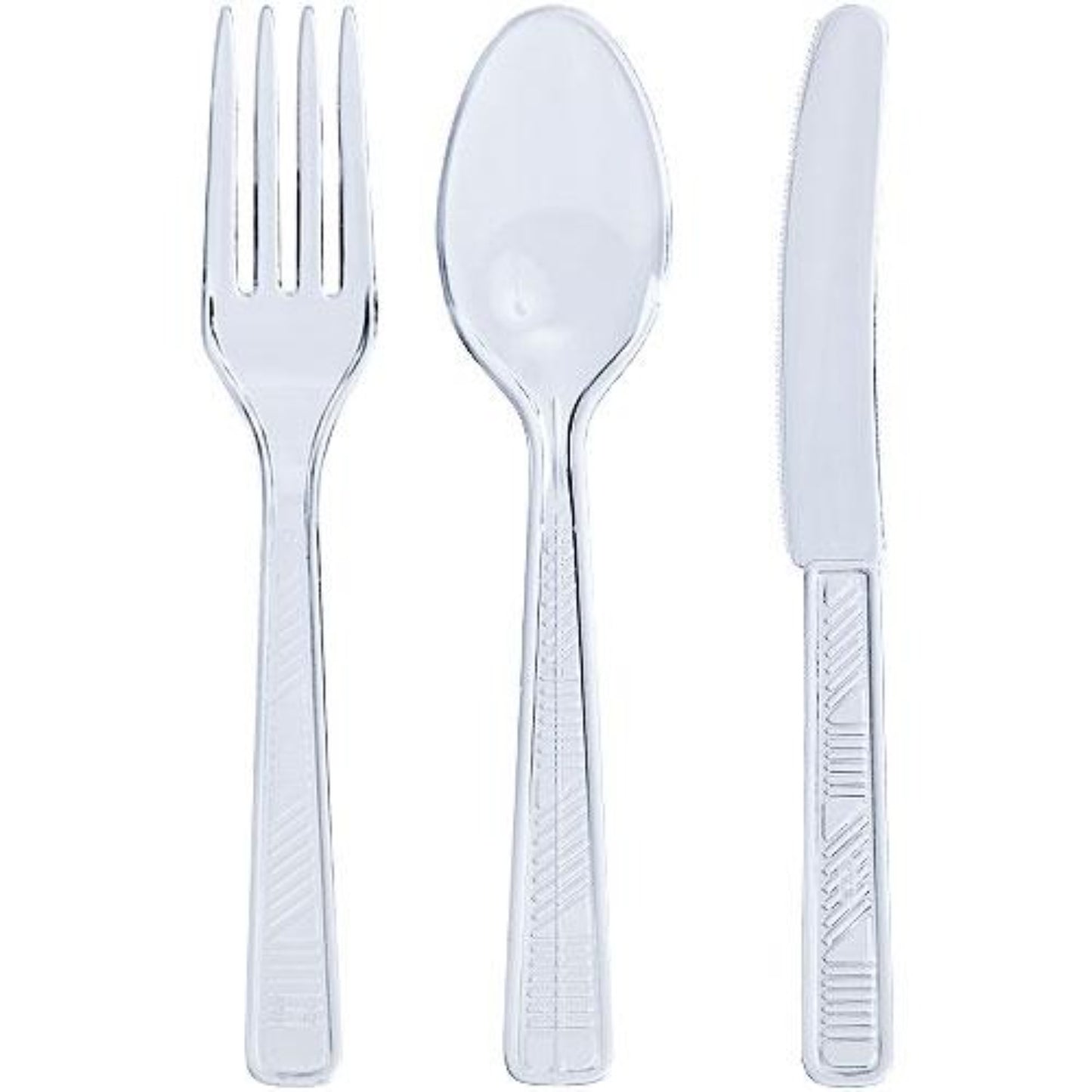 Clear Cutlery Combo cutlery Party Dimensions   