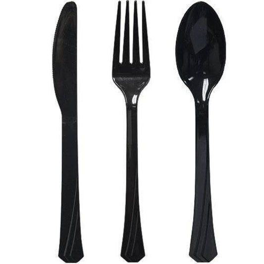 Heavy Cutlery Black Combo Cutlery Hanna K Signature   