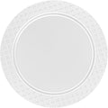 Charger Diamond Design Plates White 13