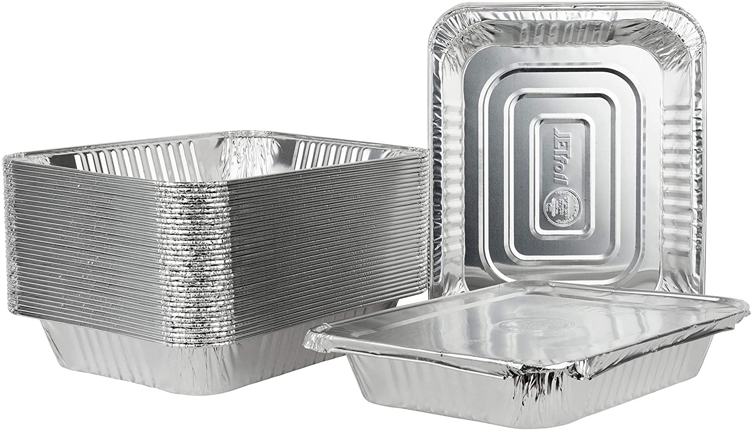 Aluminum Pans 9x13 Disposable Foil Pans (10 Pack) - Half Size