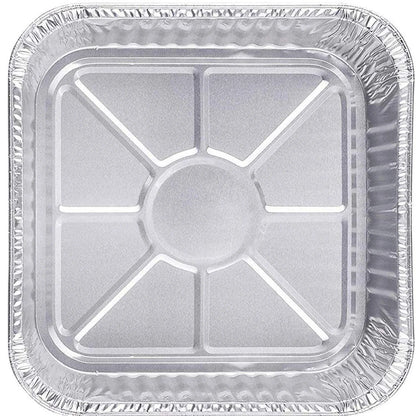Case of Aluminum - 8" - Disposable - Square - Cake Baking Pan | 500 ct. Disposable JetFoil   
