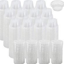 Nicole Home Collection Portion Cups with Lids Clear 5.5 oz Food Storage & Serving Nicole Collection   