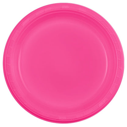 SALE Hanna K. Signature Plastic Plates Hot Pink 10" 50 count  Hanna K Signature   
