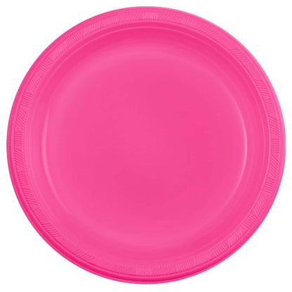 SALE Hanna K. Signature Plastic Plates Hot Pink 7" 50 count  Hanna K Signature   