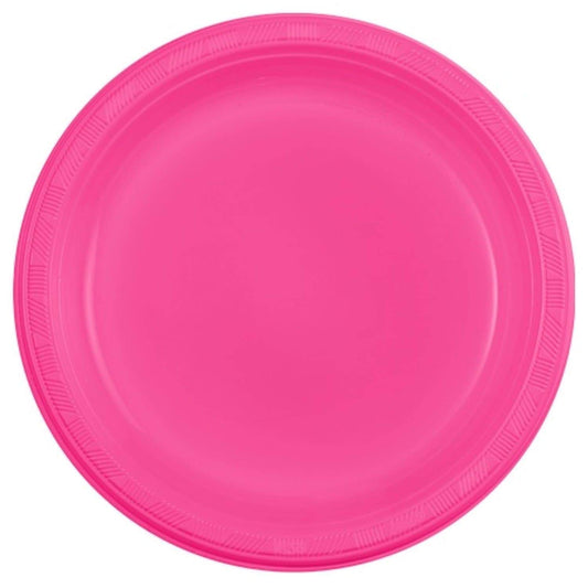 SALE Hanna K. Signature Plastic Plates Hot Pink 7" 50 count  Hanna K Signature   