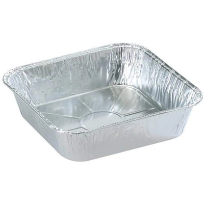 *WHOLESALE* Disposable Aluminum 9" Square Cake Baking Pan | 100 ct/case Disposable Nicole Fantini   