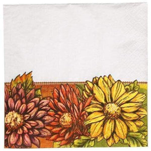 Floral Art Premium Lunch Napkins Disposable Hanna K   