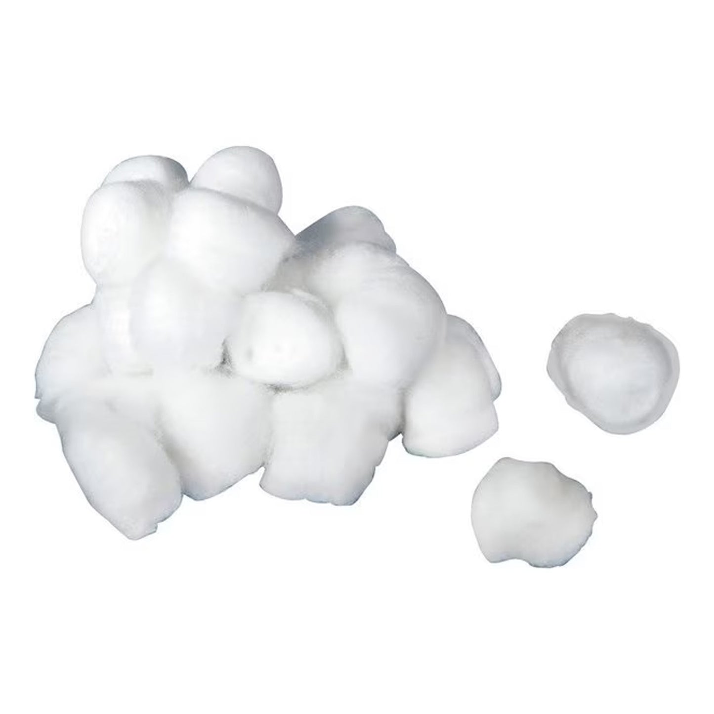 White Cotton Balls Jumbo - 100pcs  OnlyOneStopShop   