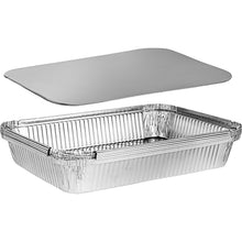 Disposable ALUMINUM LID FOR 5 LB OBLONG PANS Disposable Nicole Collection   