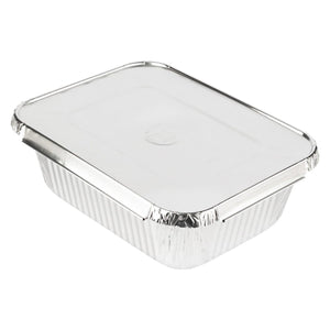 Disposable ALUMINUM LID FOR 5 LB OBLONG PANS Disposable Nicole Collection   