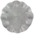 Silver Braided Chargers 14.5″ Tablesettings Decorline 2 Pieces  