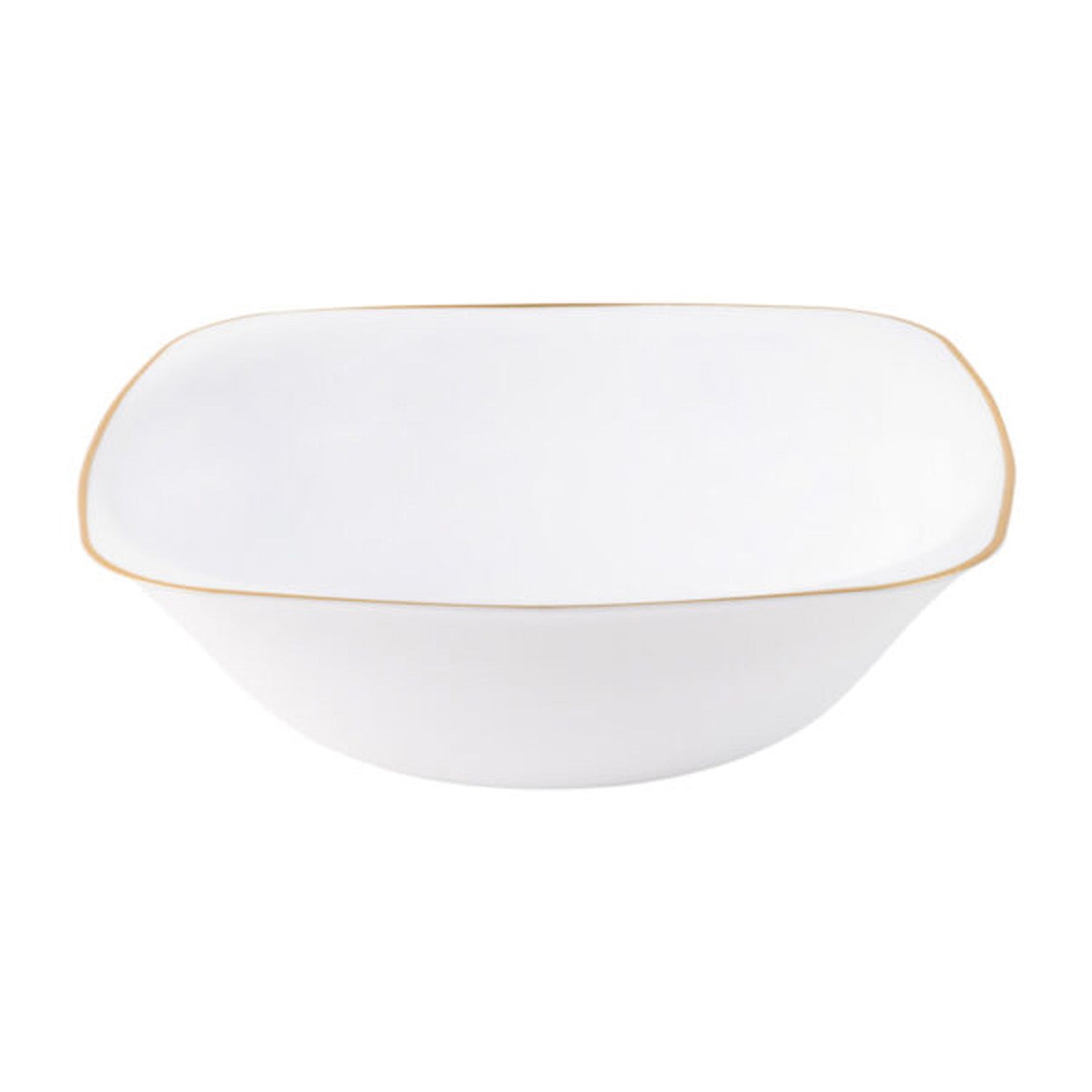 Organic Square Gold Rim White Bowls 16 oz – OnlyOneStopShop