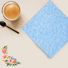 SALE Blue Texture Beverage Napkins 40 count  Lillian   
