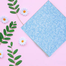 SALE Blue Texture Beverage Napkins 40 count  Lillian   